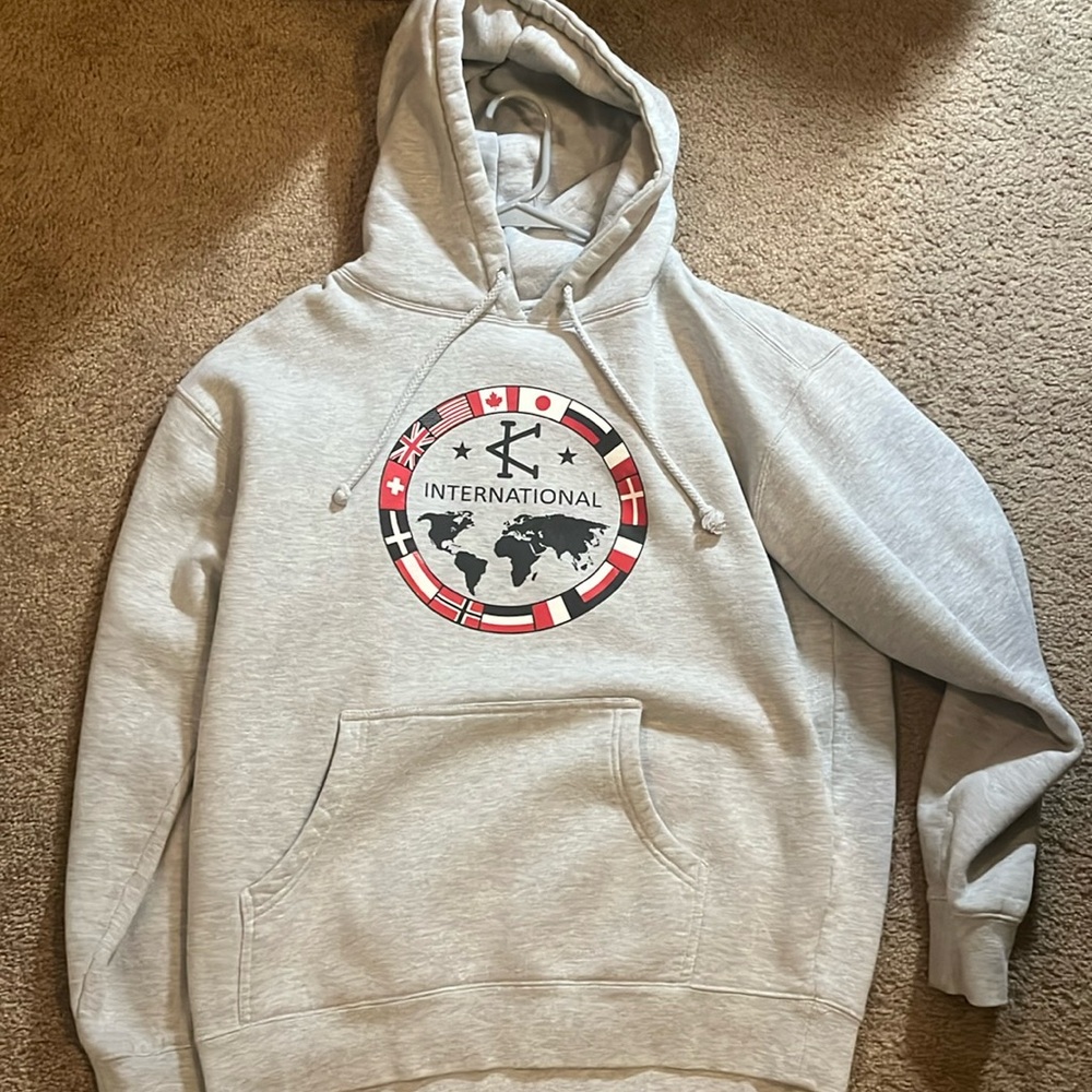 Caffeine and Kilos hoodie medium
